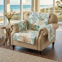 Butaca Reversible Slipcover Barefoot Bungalow Atlantis, Color Jade