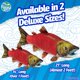 thumbnail image 2 of Peluche Real Planet Fishing Sockeye, salmón, trucha, lubina, 2 of 7