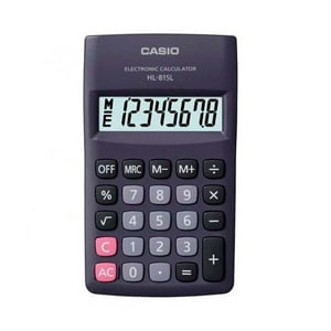 Casio - Calculadora Bolsillo Hl-815Lbk Negra