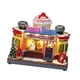 thumbnail image 4 of Estatua de pueblo navideño, figurita, artesanía con luz LED, hecha a mano con parte superior giratoria, adorno navideño para escritorio, regalo de año Forma de helado, 4 of 5