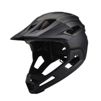 Magideal - Casco De Bicicleta De Cara Completa, Casco De Ciclismo, Gorra Unisex, Cascos Protectores, Accesorios, Casco Ligero Y Cómodo Para Bicicleta De Montaña Titanio Negro