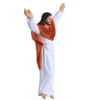 Bothyi - Estatua De Estatuilla De Jesús, Arte De Exhibición De Escritorio Artesanal Para Adorno De Mesa Para El Hogar