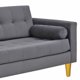 thumbnail image 3 of Sofa Retro 3 Cuerpos Felpa 01 Gris, 3 of 5