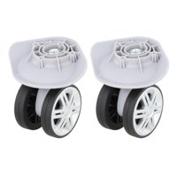 Magideal - 1 Par De Ruedas De Equipaje De Repuesto, Rodamiento De Carga De Rotación A19 360, Ruedas Universales Para Maleta De Servicio , Ruedas Giratorias