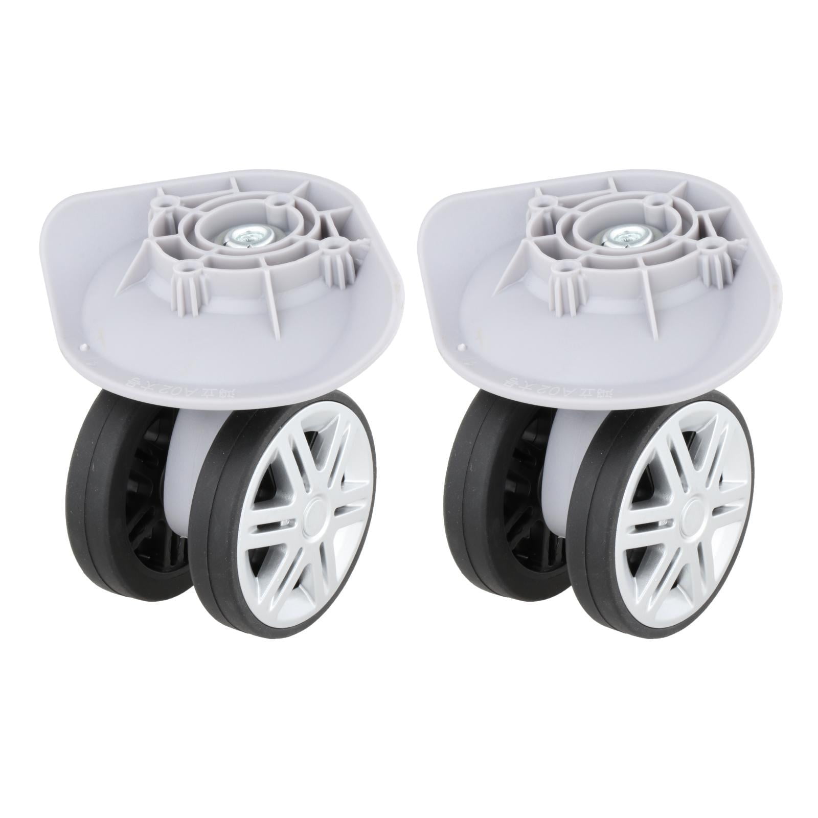 Magideal - 1 Par De Ruedas De Equipaje De Repuesto, Rodamiento De Carga De Rotación A19 360, Ruedas Universales Para Maleta De Servicio , Ruedas Giratorias