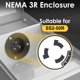 thumbnail image 3 of Caja de Entrada para Generador HUBRV 36 cm SS2-50P NEMA 3R para Exterior, 3 of 7