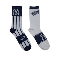 Pack X2 Calcetines Largos Mlb New York - Multicolor