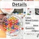 thumbnail image 2 of Cuentas de acrílico coloridas Coconutlin 8 mm, 550 uds, 2 of 6