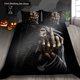 thumbnail image 1 of Skeleton Duvet Cover Skull Bedding Set for Kids Teens Adults Halloween Bedroom Decor Soft Comforter Cover Pillowcases Bed Sheets, 1 of 5