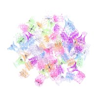 Magideal - 60 Clips De Soporte Para Plantas De , Coloridos Clips De Soporte Portátiles Para Plantas, Clips De Flores Y Enredaderas, Para Soportar Tallos