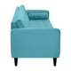 thumbnail image 5 of Sofa Retro 3cg Felpa 00 Turquesa, 5 of 6