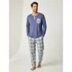 thumbnail image 2 of Pijama Hombre Manga Larga Pantalon Largo Verano 4026, 2 of 2