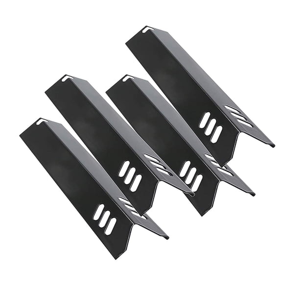 Protectores de calor de porcelana para parrilla Criditpid 38 x 9,5 cm, paquete de 4
