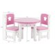 thumbnail image 5 of Mesa de cocina Emily Rose de Doll Furniture para muñecas, 14,5 pulgadas, con 2 sillas, 5 of 9