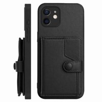 Foxdock Funda Para Iphone 12 Con Bloqueo Rfid - Diseño Elegante Con Cierre De Botón