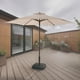 thumbnail image 1 of Quitasol de Terraza Crema 230x219 Cm, 1 of 6