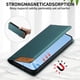 thumbnail image 3 of Funda Tipo Cartera de Cuero Sintético para Samsung Galaxy S25 FE Bloqueo RFID, con Ranuras para Tarjetas y Bolsillo para Efectivo, Cierre Magnético Fuerte Verde, 3 of 6