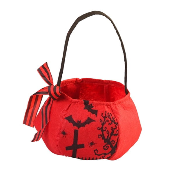 Bolsa De Halloween Para Truco O Trato, Ligera, Reutilizable, Para Comestibles, Regalo, Murciélago