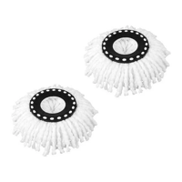 Crusec - Pack 2 Repuesto De Mopa Trapeador Giratoria 360