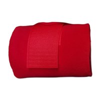 Magideal - Paquete De 4 Vendas Para Patas De Caballo, Vendajes Para Equinos, Vendajes De Protección Para Piernas Engrosados Para Accesorios De Equitación, Ganado Rojo