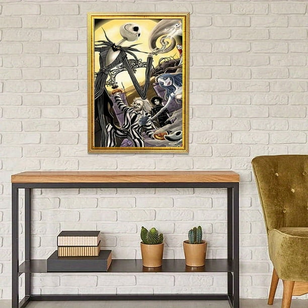 5D DIY Diamond Painting, Full Diamond Painting With Diamond Art, By Number Kits Embroidery Rhinestone For Wall Decor