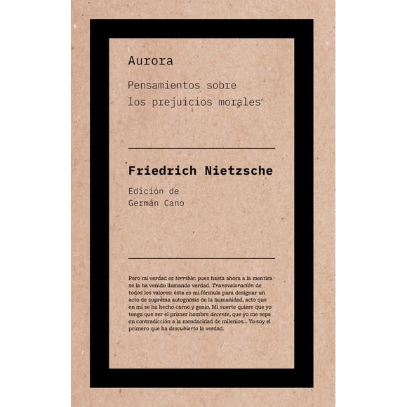 Libro Aurora - Friedrich Nietzsche