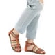 thumbnail image 4 of Sandalias Planas Para Mujer, Sandalias De Verano, Sandalias De Gladiador, Sandalias De Vestir, Pantuflas De Tobillo, Tiras Tejidas, Chanclas, Zapatos De Playa Bohemios, 4 of 7