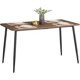 thumbnail image 1 of Mesa de Comedor Rectangular Niort 140x75x75cm, 1 of 5