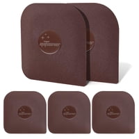 Matscover - Raspador Para Macetas, 5 Unidades, Plástico, Antiarañazos, Para Hierro Fundido