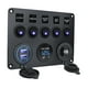thumbnail image 3 of Panel De Interruptor Basculante De 5 Bandas Multifunción Para Yate Automotriz Lancha Luz Azul, 3 of 3