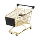 thumbnail image 3 of Mini Carrito De La Compra, Accesorios Para Fotos, Juego De Simulación, Favores De Fiesta Para Niña, Juguetes Para Niños, Dorado, 3 of 5