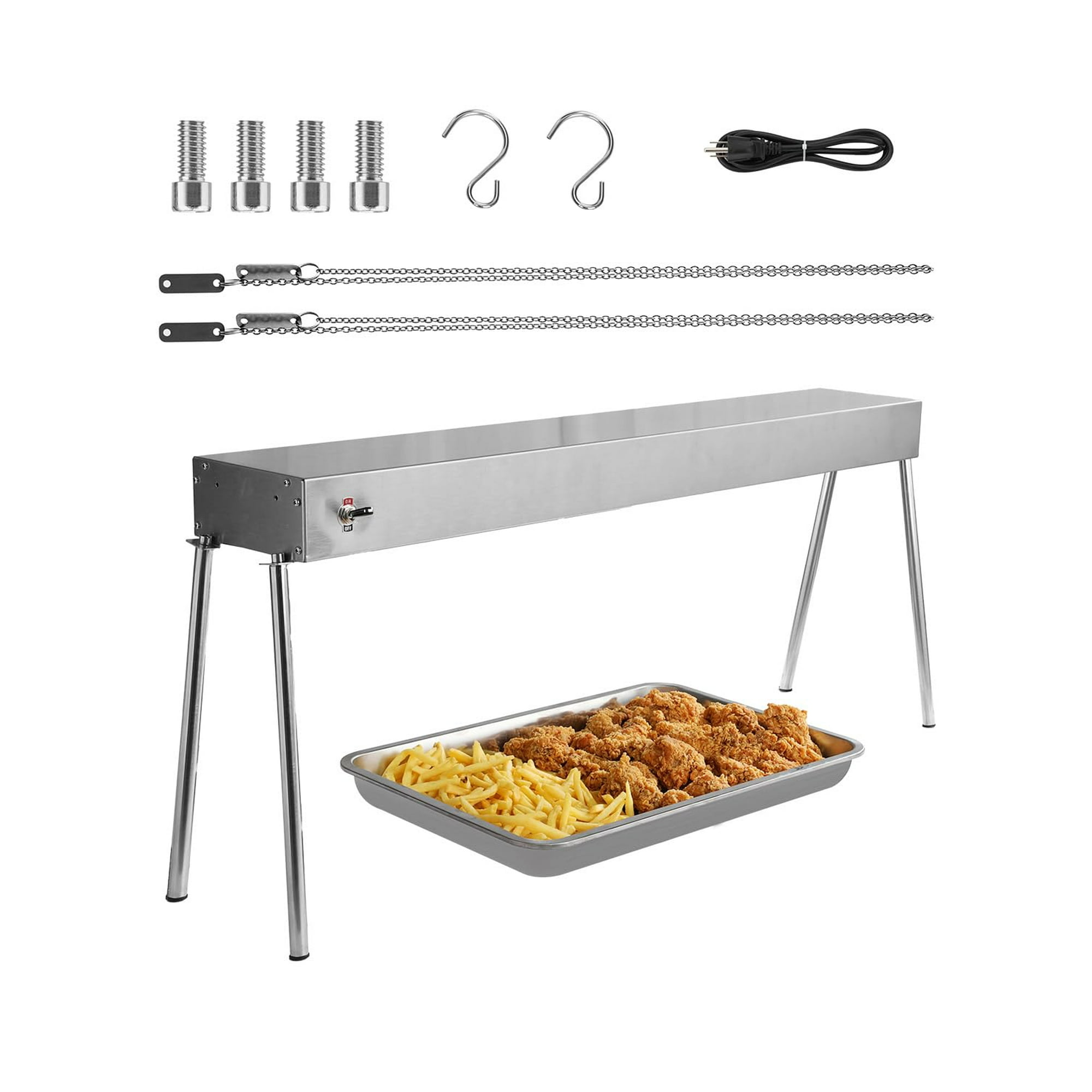 Lámpara Térmica Vevor 750w Acero Inoxidable Colgante Comercial