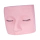 thumbnail image 5 of Cabeza de maniquí para extensión de pestañas, práctica de maquillaje, silicona antideslizante, fácil de limpiar, cara plana, muñeca de cosmetología pa, 5 of 5