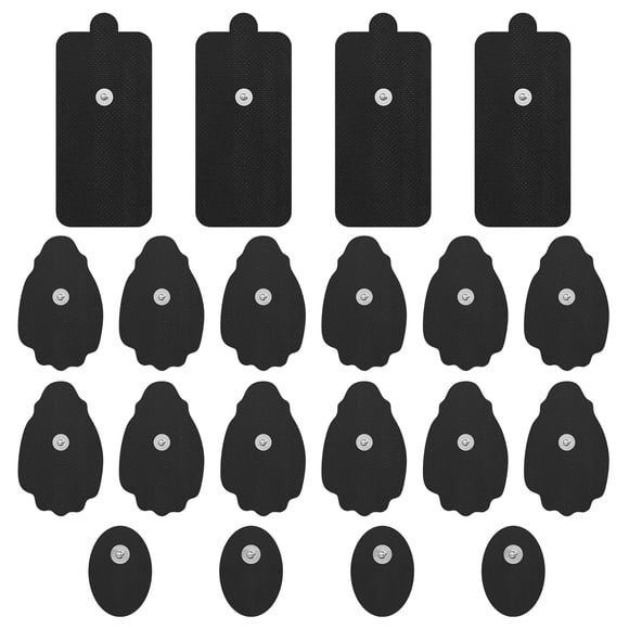 Almohadillas para electrodos TENS Unit NURSAL, paquete de 20 unidades, 3.5 mm, Snap EMS