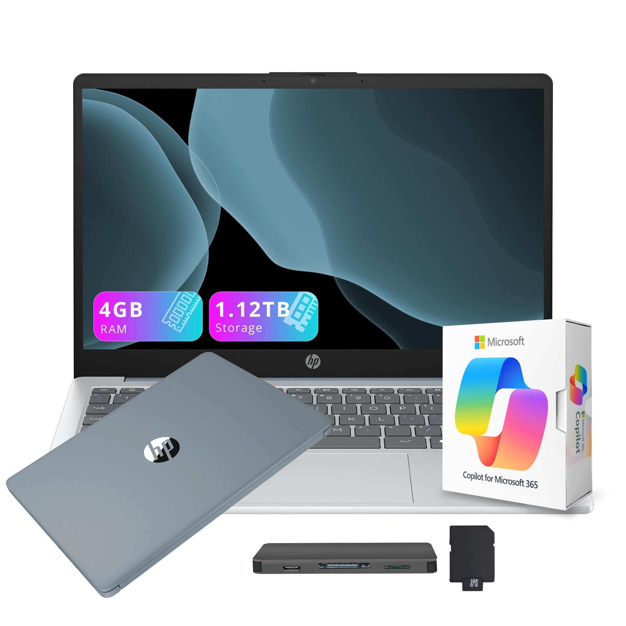 Laptop Hp Stream 14" Amd Athlon 4gb Ram 1.12tb De Almacenamiento