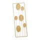 thumbnail image 4 of Decoración De Pared De Metal Escultura Corredor Granja Hojas Arte De Pared Dibujo Lineal Hoja Redonda Izquierda, 4 of 5