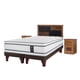 thumbnail image 1 of Cama Europea Chocolate Majesty 2 plaza Base Dividida + Set colonia, 1 of 6