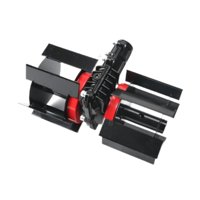 Ioensy - Herramienta Cultivadora Rotativa, Desmalezador De Jardín Para Huertos, Campos, Jardines De Té, 34Cm X 15Cm