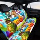 thumbnail image 4 of Bloons TD Defensa de Torre-theme Car Rear Seat Covers Back Elastic Flexible Car Seat Covers Decorative Fits Most Cars 120x59x76cm, 4 of 6