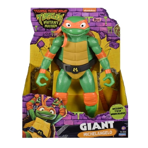 Figura De Acción Teenage Mutant Ninja Turtles Michelangelo 30 Cm