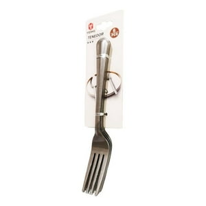 Genérico - Pack De 6 Tenedores, 100% Acero Inoxidable, 18Cm