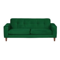 Latam Home - Sofa Salerno 3C Tela Velvet Verde