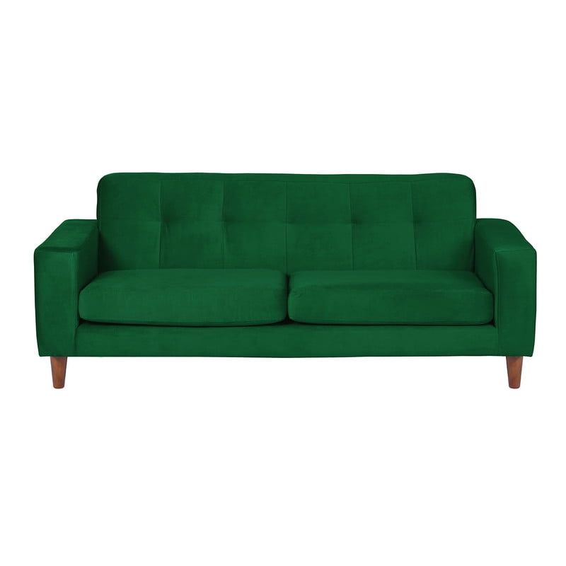 Latam Home - Sofa Salerno 3c Tela Velvet Verde