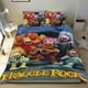 thumbnail image 1 of Fraggle Rock Conjunto de sábanas temático, trío de piezas, cómodo y amigable con la piel, diseño único, regalo de decoración para el hogar para familiares, amigos y fans, 90 cm * 190 cm, 1 of 6