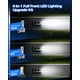 thumbnail image 3 of Kit combinado de bombillas LED Marsauto 9005 H11 5202 para Chevy, 6 unidades, 3 of 7