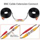 thumbnail image 4 of Cable BNC LONNKY de 30 m de vídeo y alimentación para cámaras de vigilancia CCTV, 4 of 9