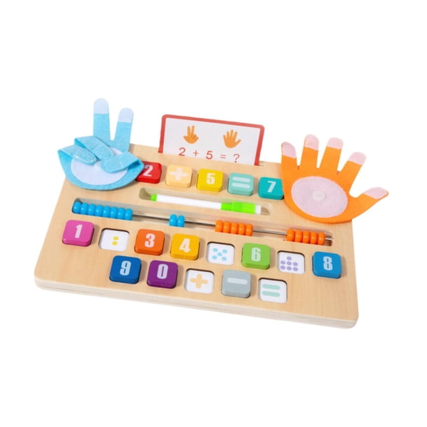 Juguetes Educativos con Números, Bloques Numéricos, Materiales Manipulativos Matemáticos, Materiales para Jardín de Infantes en Casa, Juegos de Matemá