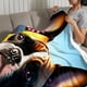 thumbnail image 3 of Bulldog Francés anti-pilling, suave, ligera, esponjosa y acogedora de lujo para hogar y cocina – Perfecta para niños y adultos,50X70cm, 3 of 6
