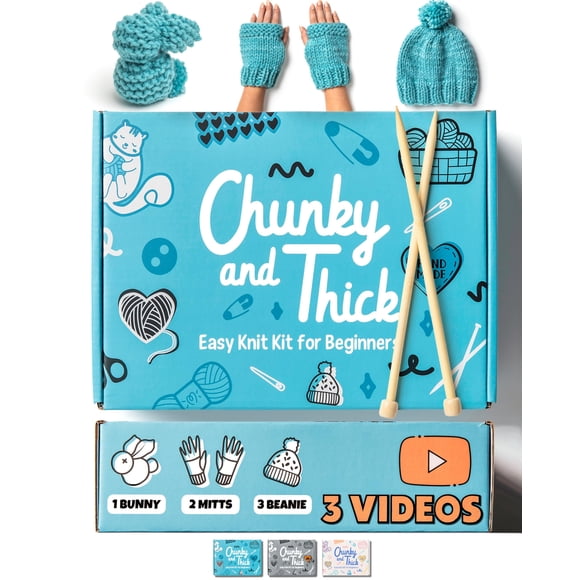Kit de Tejido Granny Squirrel para Principiantes: Hilo y Agujas