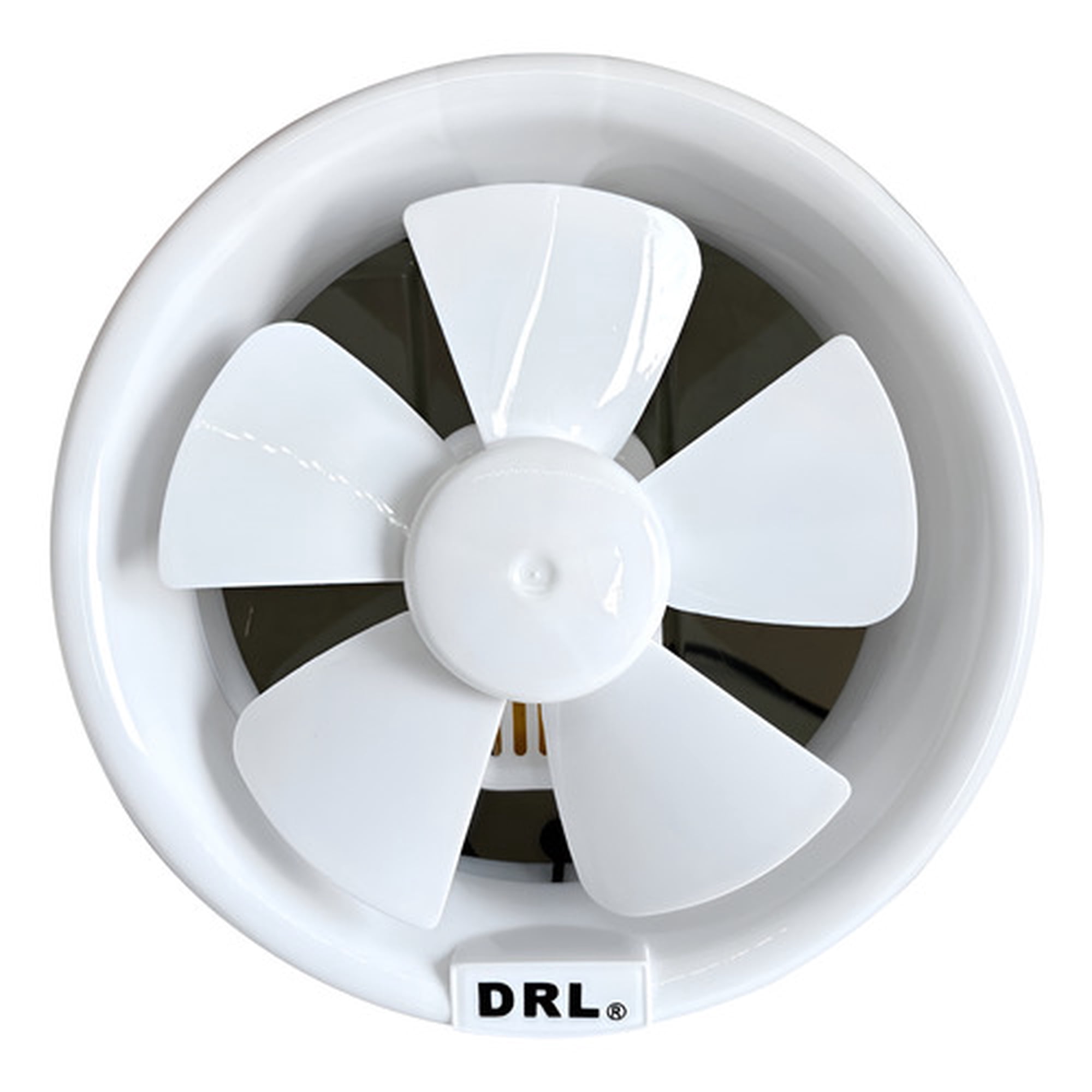 Extractor De Aire 6 Pulgadas Drl Redondo Baño Cocina Sec - Blanco